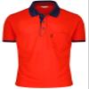 BCPOLO Men's Athletic Polo Dri-Fit Short Sleeve Polo Shirt-Scarlet M view 2