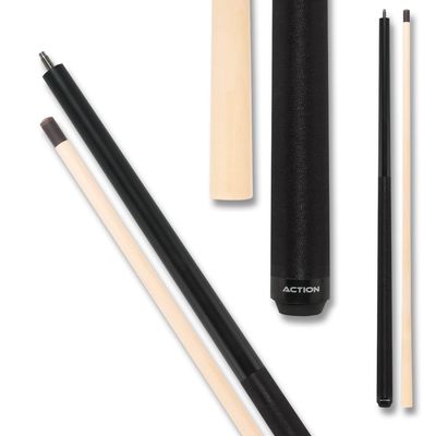 Action ACTBKH01 Heavy Break Billiards Pool Cue Stick - Black, 25oz