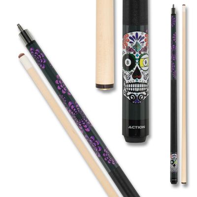 Action Calavera Billiards Pool Cue Stick - Pinata - 21oz