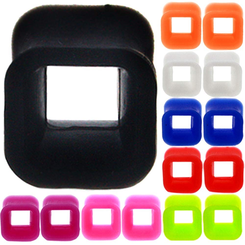 00 gauges 10mm 00g plugs ear gauges gauge tunnels plug earring ears women men silicone 00g 00 gauge 10mm