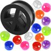 00 gauges 10mm 00g plugs ear gauges gauge tunnels plug earring ears women men silicone 00g 00 gauge 10mm view 1