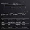 RXL SL 3K Full Carbon Fiber MTB Mountain Bike Bicycle Riser Handlebars Flat Bar Gray Matte (Riser, 660mm) view 3