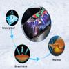 Waterproof Thermal Winter Ski Gloves Outdoor Sports Gloves (Bloom, M) view 4