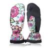 Waterproof Thermal Winter Ski Gloves Outdoor Sports Gloves (Flowers, M) view 1