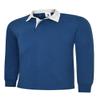 Uneek Clothing-Mens-Classic Rugby Shirt-280 gsm-Royal-3XL view 1