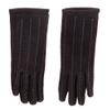 Jeanne Simmons Women's Jersey Leather Texting Gloves - Black OSFM view 1