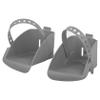 Polisport Koolah Foot Rest for Child Seat Pair with Base Silver view 1