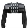 Axa Rigid Black Code Bike Chain Lock - Black, 1200 mm x 3.5 mm view 2