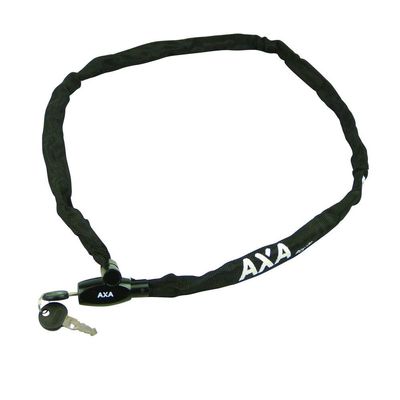 AXA Rigid Black Bike Chain Lock - Black, 1200 mm x 3.5 mm