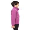 Team 365 Youth Leader Soft Shell Jacket L SP CHARITY PINK view 2