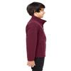 Team 365 Youth Leader Soft Shell Jacket S SPORT MAROON view 2