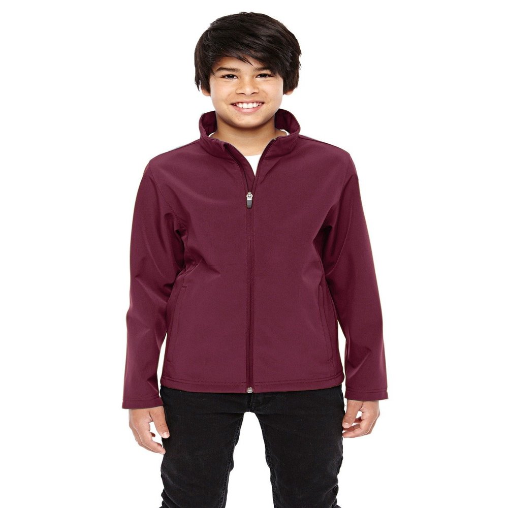 Team 365 Youth Leader Soft Shell Jacket M SPORT MAROON