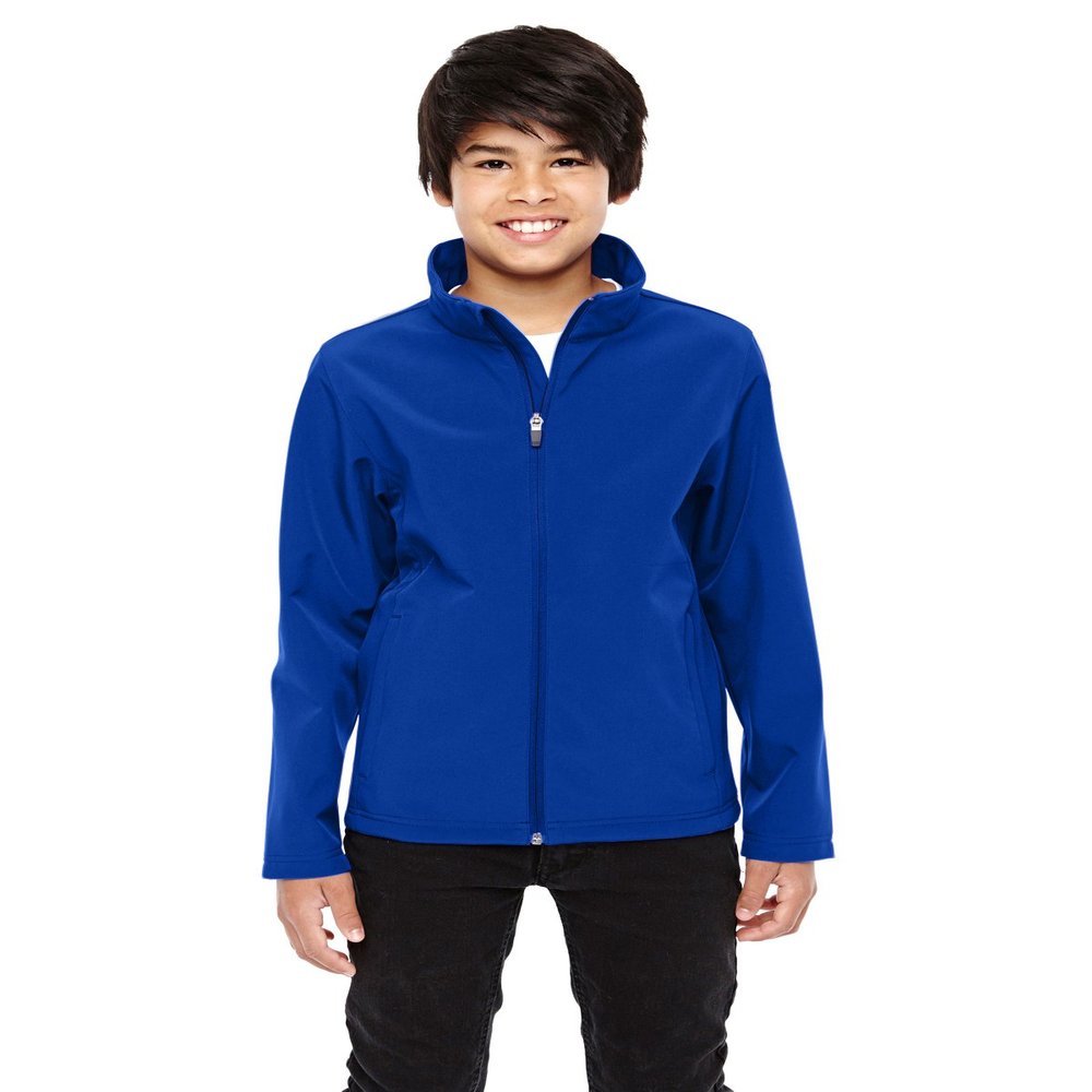 Team 365 Youth Leader Soft Shell Jacket S SPORT ROYAL