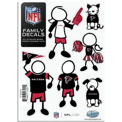 Atlanta Falcons NFL Family Car Decal Set (Small)