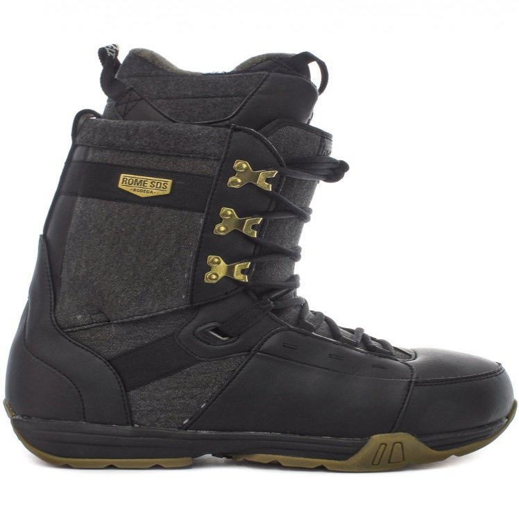 Rome Bodega Snowboard Boots Mens Black 9.5 New
