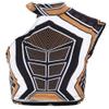 Alexandra Collection Youth Egyptian Print One Shoulder Crop Top Multi 6 view 4