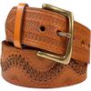2286 Western Hand-Woven Braided Genuine Full Grain Leather Belt 1-1/2"(38mm) Wide (Tan, 42) view 1