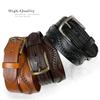 2286 Western Hand-Woven Braided Genuine Full Grain Leather Belt 1-1/2"(38mm) Wide (Tan, 42) view 4