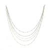 Bohemian Multi-Tone Strand Rhinestone Stud Pierced Hook Earring Lace To Necklace view 1