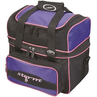 Storm Flip Tote Bowling Bag (1-Ball), Purple by Storm