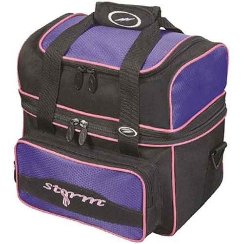 Storm Flip Tote Bowling Bag (1-Ball), Purple by Storm