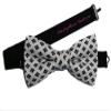 EmilyRose Couture Men's Special Prints Bow Ties (Adult-12 years or older, Sartorial Ivory) view 1