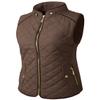 NE PEOPLE Womens Lightweight Quilted Zip Vest, Small, NEWV40BROWN view 2
