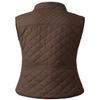 NE PEOPLE Womens Lightweight Quilted Zip Vest, Small, NEWV40BROWN view 3