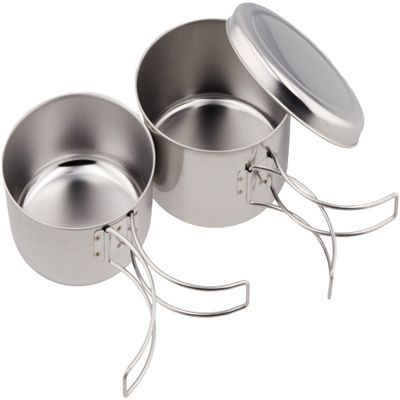 (Satokinzoku) Sato Metal Kogyo SALUS Field Cup Set, 3 Pieces