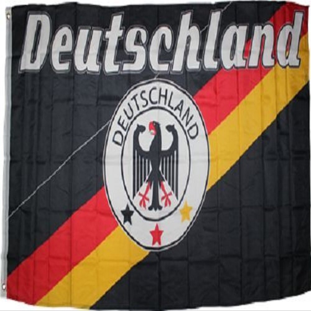3x5 ft German Deutsch Deutschland Eagle Flag Rough Tex Knitted 3'x5' Banner
