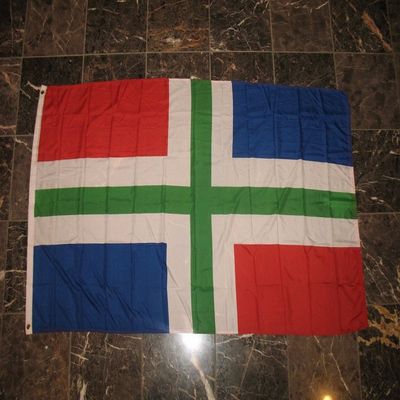 3x5 Groningen Netherlands City Rough tex knitted poly nylon flag 3'x5' banner