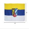 3x5 Bavarian Bavarian Upper Palitinate Flag Rough Tex Knitted flag 3'x5' banner view 3
