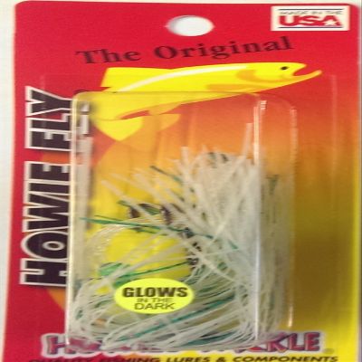 Howie's Tackle Glow Frog Howie Fly Fishing Lure 1 Rigged Fly