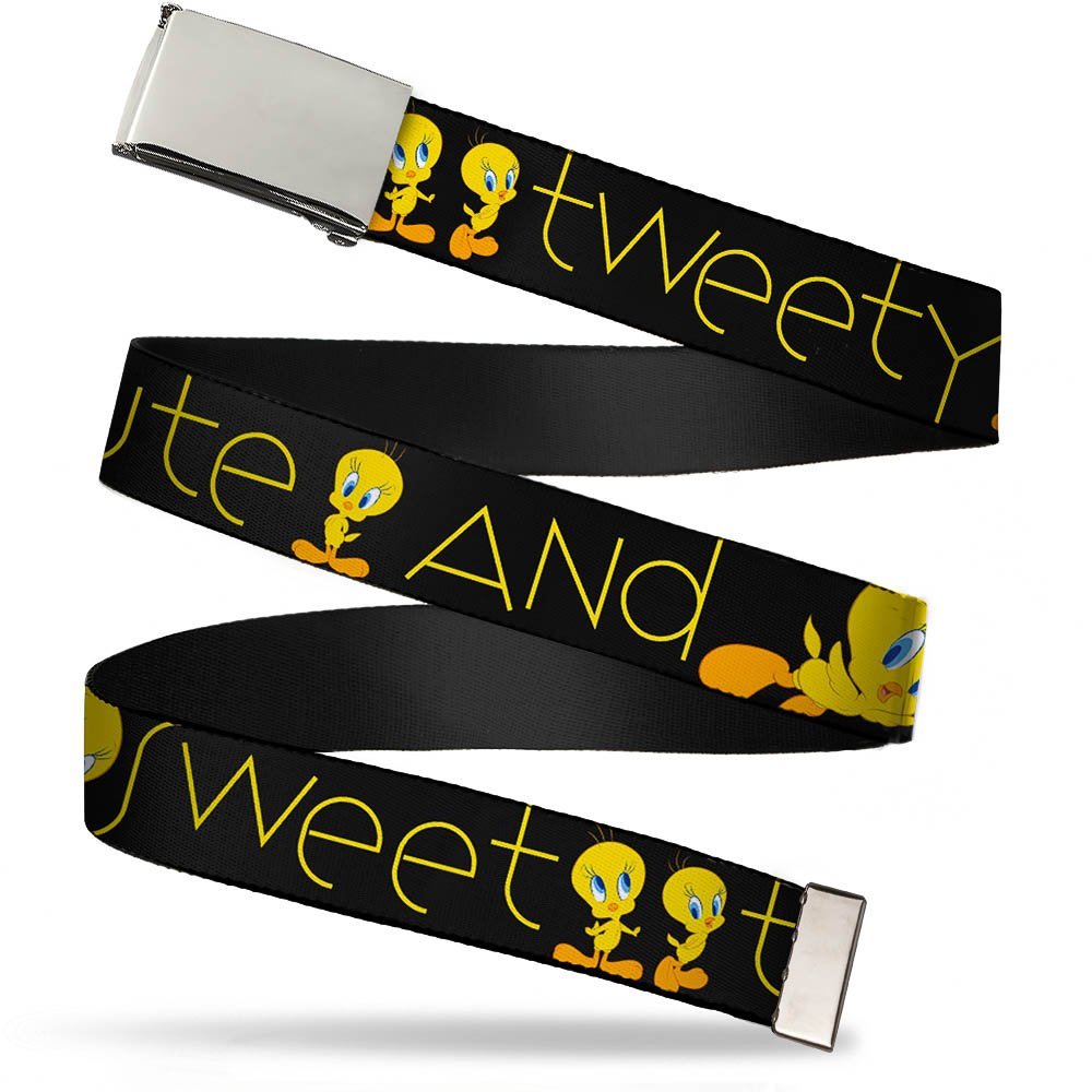 Buckle-Down Web Belt Tweety 1.0"