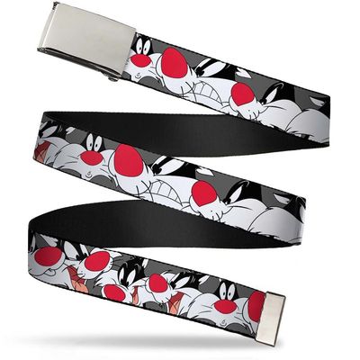 Buckle-Down Web Belt Sylvester the Cat 1.0"