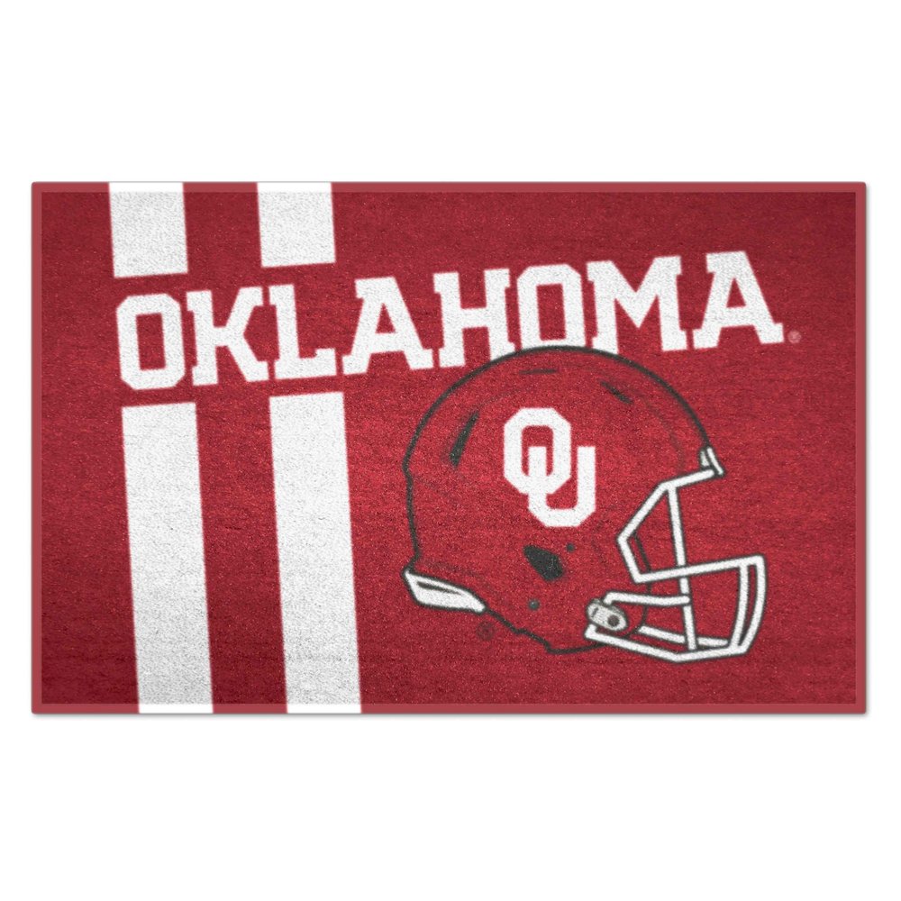 FANMATS 18770 Oklahoma Sooners Starter Mat Accent Rug - 19in. x 30in. | Sports Fan Home Decor Rug and Tailgating Mat Uniform Design