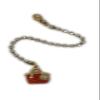 TFJ Women Fashion Open Back Necklace Long Gold Chain Red Beach Bag Pendant Beads view 1