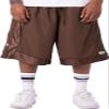 Pro Club Men's Heavyweight Mesh Basketball Shorts, Brown, Small view 1