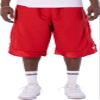 Pro Club Men's Heavyweight Mesh Basketball Shorts, Red, X-Large view 1