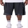 Pro Club Men's Heavyweight Mesh Basketball Shorts, Charcoal, 4X-Large view 3