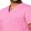 Adar Universal Unisex Scrubs - V-Neck Tunic Scrub Top - 601 - Sherbet - 3X view 3