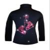 Ice Fire Polartec 4-Way Stretch Figure Skating Jacket with Pair of Skates Rhinestones Design (Pink Crystals, Child X-Small) view 1
