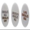 A&T Designs - Set 3 I Love Chocolate Milk Themed 2.25" Keychains Heart Humor view 1