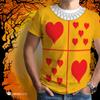 Halloween White Rabbit Classic Wonderland Costume All Over Adult T-Shirt - Medium view 3