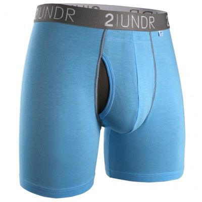 2UNDR Men's Swingshift Boxers,Light Blue,XX-Large
