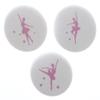 A&T Designs Set 3 Ballerina Silhouettes 2.25" Keychains Ballet Dancer Dance view 1