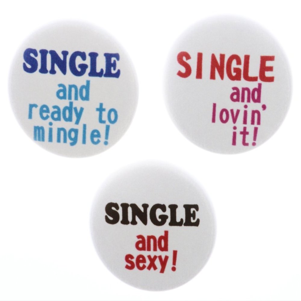 A&T Designs Set 3 Single Themed 2.25" Keychains Ready to Mingle Sexy Lovin' it