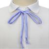 SYAYA Women Long Bow Tie, Solid Color Pre Bowtie for Girls WLJ11 (purple blue) view 1