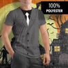 Old Glory Halloween 20's Gangster Costume All Over Adult T-Shirt - X-Large White view 2