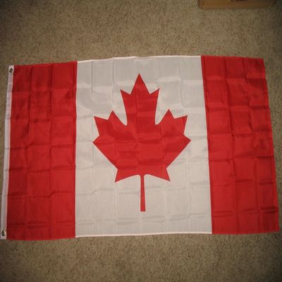 3x6 Canada Canadian Super Polyester Official Size Country Flag 3'x6' Banner with Grommets